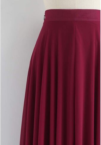 CHICWISH Women's Timeless Favorite Chiffon Maxi Prom Party Skirt in Saudi Arabia