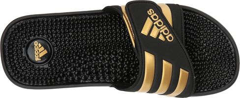 adidas Men's Adissage Slides Sandal, Black/White/Black, 10 in Saudi Arabia