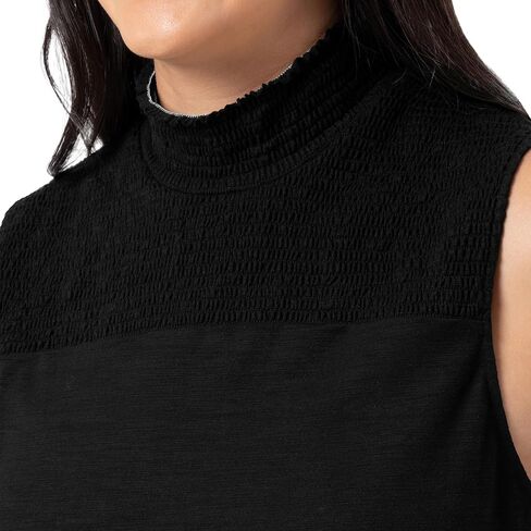 Lee Women's Smocked High-Neck Tank in Saudi Arabia