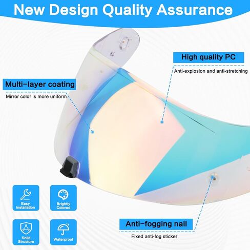 خوذة ملائمة لـ T520 ST1400 دراجة نارية Helmetr Visor R1 Air Face Schierts Presentory Protective Helment Helmet Tructed (شفاف) in Kuwait