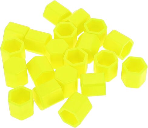 20 Pcs Wheel Lug Nut Bolt Rims Tire Nut Screws Dust Cap Cover Nut Protection Silicone Fluorescent Blue 2.2x19x20.2mm in Kuwait