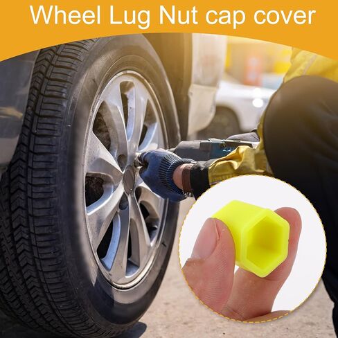 20 Pcs Wheel Lug Nut Bolt Rims Tire Nut Screws Dust Cap Cover Nut Protection Silicone Fluorescent Blue 2.2x19x20.2mm in Kuwait