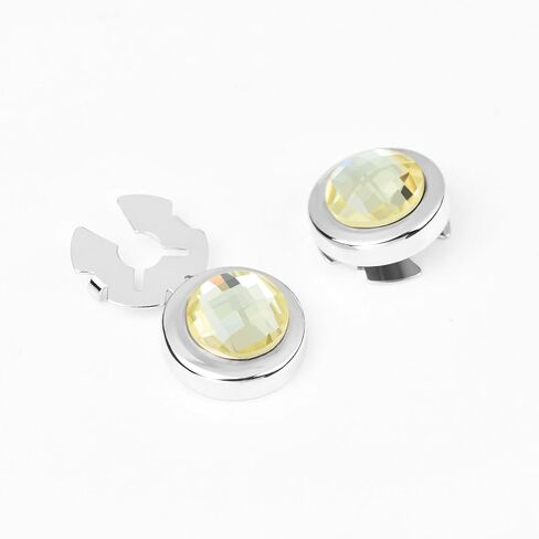 زر Crystal Cufflink يغطي ملحق زر دعوى القميص للرجال نساء in Kuwait