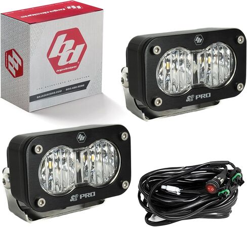 تصاميم باجا ، 487805 ، LED Light ، S2 Pro ، أسود ، منعطف واسع ، زوج in Kuwait