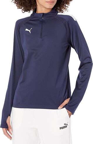 بلوزة نسائية من PUMA بسحاب 1/4، أحمر أسود، أحمر أسود, بوما ريد بوما بلاك, S in Saudi Arabia