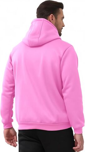 JIHUILAI Men's Fleece Hoodies with Zipper Lightweight Long Sleeve Active Mens Jackets Sports Full Zip Sweatshirts, S-3XL in Kuwait