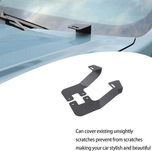 Car Hood Hinge Ditch Light Mount Brackets Compatible with Ford Maverick 2022-2025 Truck Hood Pod LED Spotlight Work Light Mounting Bracket Accessorie (Black A) in Saudi Arabia