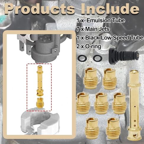 Main Jet Kit استبدال المكربن ​​لل Predator 212cc 196cc 6.5hp Gx160 Gx200 محرك Baja Warrior MB200 CT200U BT200X KT196 CT200U-EX RB200 لـ Trailmaster for Hemi non-Hemi in Saudi Arabia