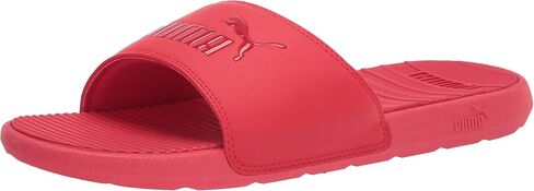 PUMA Men's Cool Cat Slide Sandal, Camo Dark Olive-White, 7 in Saudi Arabia