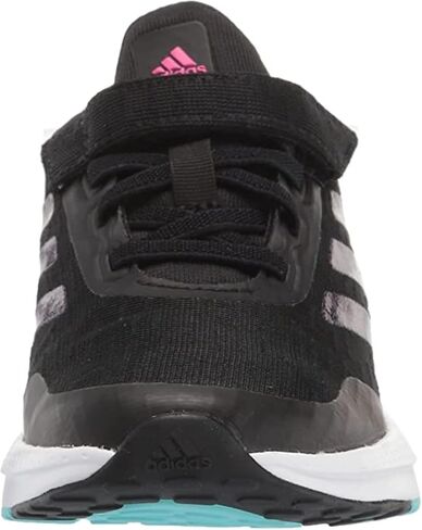 adidas Unisex-Child EQ21 Running Shoe, Grey/Grey/Acid Red, 2 in Saudi Arabia