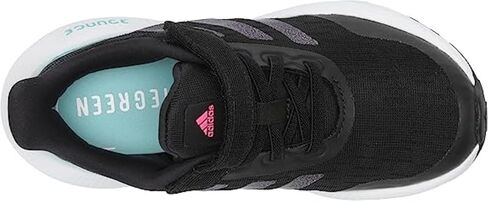 adidas Unisex-Child EQ21 Running Shoe, Grey/Grey/Acid Red, 2 in Saudi Arabia