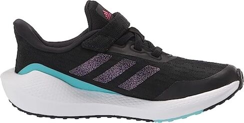 adidas Unisex-Child EQ21 Running Shoe, Grey/Grey/Acid Red, 2 in Saudi Arabia