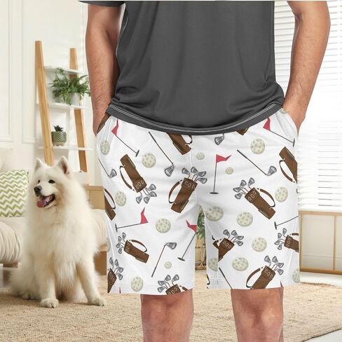 visesunny Men's Pajama bottoms Lounge Sleep Shorts Soft Comfortable Breathable Pajamas Shorts with Pockets in Saudi Arabia