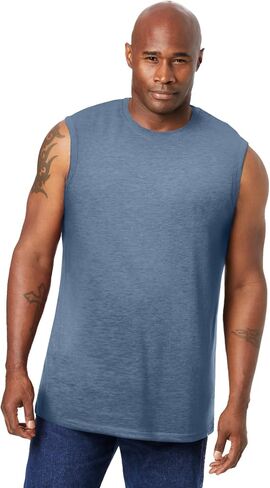 KingSize Men's Big & Tall Shrink-Less Lightweight Muscle T-Shirt in Saudi Arabia