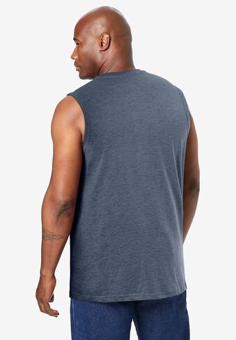 KingSize Men's Big & Tall Shrink-Less Lightweight Muscle T-Shirt in Saudi Arabia