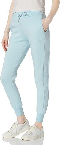 GUESS Women's Active Allie Scuba Logo Tape Jogger, Touch of Mauve, Medium in Saudi Arabia