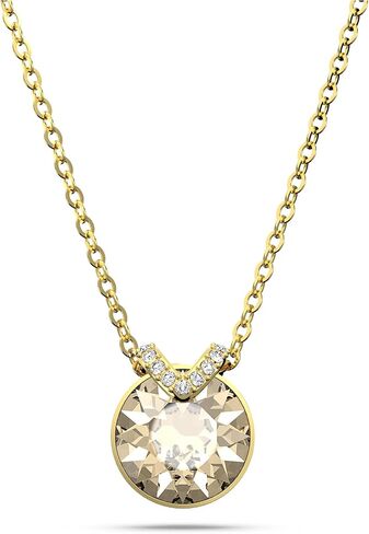 Swarovski Birthstone Pendant Necklace Collection, Square-Cut Stone and Crystals, Rhodium Finish in Saudi Arabia