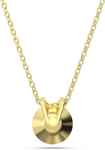 Swarovski Birthstone Pendant Necklace Collection, Square-Cut Stone and Crystals, Rhodium Finish in Saudi Arabia