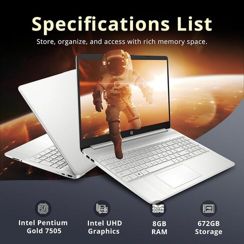 HP 15.6" Touchscreen Laptop with Windows Home in S Mode Intel Pentium Processor 8GB RAM 256GB SSD Storage – Silver (15-dy2005tg) in Saudi Arabia