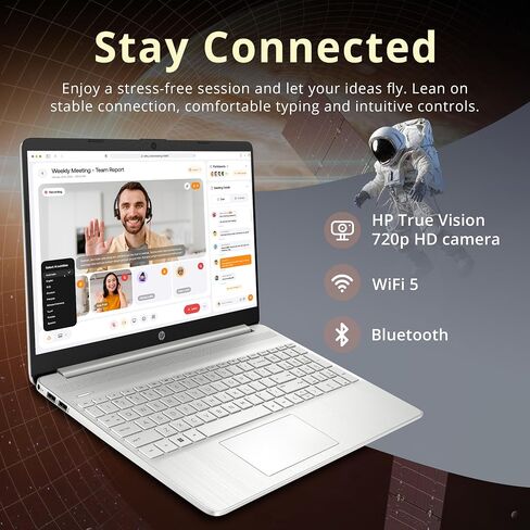 HP 15.6" Touchscreen Laptop with Windows Home in S Mode Intel Pentium Processor 8GB RAM 256GB SSD Storage – Silver (15-dy2005tg) in Saudi Arabia