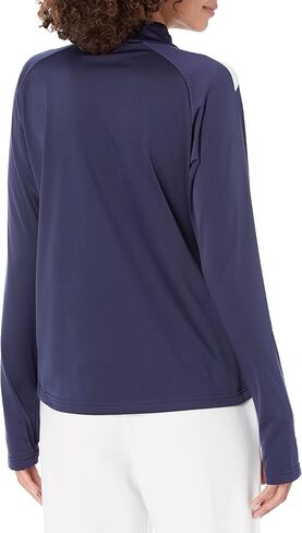 قميص حريمي من PUMA teamLiga 1/4 بسحاب علوي، أحمر أسود، أحمر أسود, بوما ريد بوما بلاك, M in Kuwait