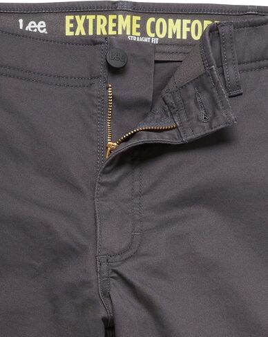 Lee Men's Performance Series Extreme Comfort Twill Straight Fit Cargo Pant, Frontier Olive, 42W x 32L in Saudi Arabia