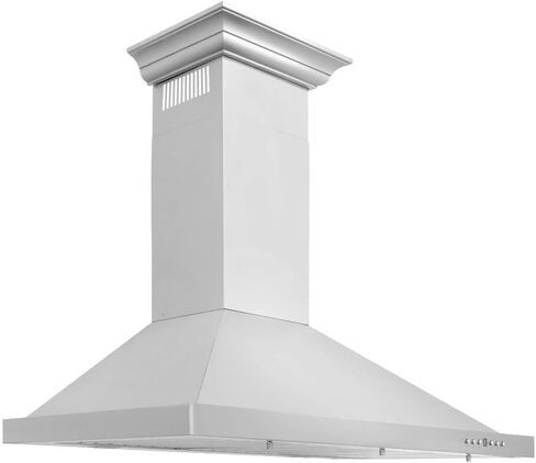 ZLINE 30 in. Convertible Vent Wall Mount Range Hood in Stainless Steel with Crown Molding (KBCRN-30) in Kuwait