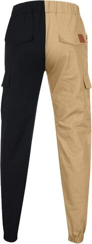 Men's Cargo Pants Casual Lightweight Drawstrintg Elastic Waist Relaxed Fit Beach Sports Pockets Jogger Pants Trouser in Kuwait