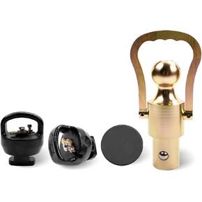 GNXA2062 Puck System Gooseneck Ball Kit Fits Dodge Ram 2500 3500 2013-2024, 2-5/16" Gooseneck Hitch Ball, 30K LBS GTW