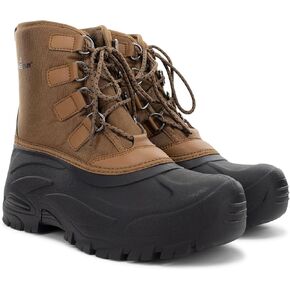 Staheekum Men's Winter Snow Boots | مقاوم للماء ، معزول ، وبارد مصنفة إلى -20 درجة فهرنهايت
