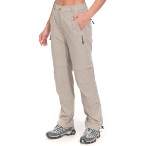 Little Donkey Andy Women's Stretch Convertible Pants, Zip Off Quick Dry Hiking Pants
