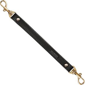 Alban Leather 2-Clip Strap for Wallet, Clutch, Wristlet Purse, Keys, Keychain for Women and Men