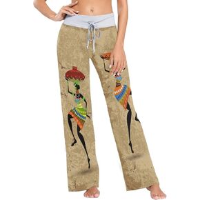 ALAZA Women's Tribal Ethnic African Women Sleep Pajama Pant