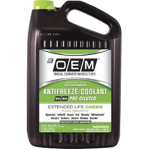OEM Recochem Asian Vehicles Premium Antifreeze 50/50 Extended Life Coolant Green, 1 Gallon, 1 Pack