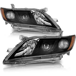 Anti-Fogging Headlights Assembly for 2007-2009 Toyota Camry, Headlights for 2007 2008 2009 Toyota Camry US Version Replacement Headlamp