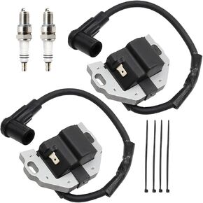 2Pcs Ignition Coil Kit Replacement for Kawasaki 21171-0738 21171-0711 Replacement for Kawasaki FR651V FR691V FX751V FX801V Series Replacement for John Deere Engine, for 21171-0747 21171-7041