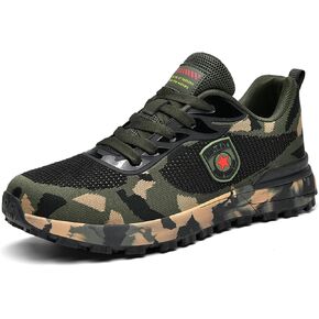 Men's Cross Country Running Shoes for Outdoor Climbing Hiking Casual Training Camouflage Shoes