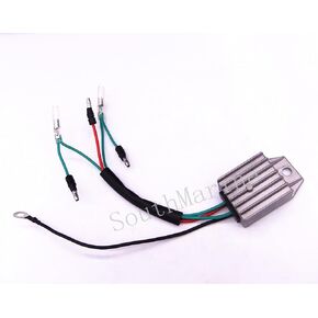 Boat Motor Rectifier & Regulator Assy 6J8-81960-00 F15-07060001 for Yamaha Parsun HDX Makara Outboard Engine 6HP 8HP 9.9HP 13.5HP 15HP 20HP 25HP 30HP 40HP 50HP F8 F9.9 F13.5 F15