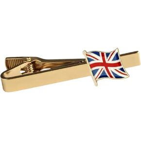 UK United Kingdom British Britain England National Flag 2.2" Tie Clip Tieclip