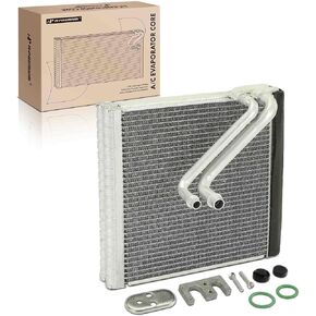 A-Premium A/C Evaporator Core Compatible with Volkswagen Golf 2013 2.0L, Tiguan 2011-2017, CC 2012-2013, CC 2011 2.0L 3.6L, Eos 2012-2016, GTI 2012-2014, Tiguan Limited 2017-2018, with Pressing Plate