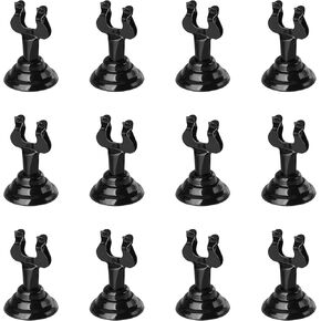 12PCS 1.5 Inch Table Number Holders, Place Card Holders, Table Card Holders Idea for Wedding, Banquets, Anniversary Party, Christmas, New Year (Silver, 1.5-Inch)