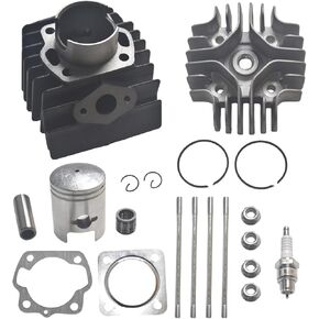 Cylinder Piston Top End Repair Kit fit for Suzuki 1983-1987 LT A50/JR50/LT50 Rep 11210-04012-0F0