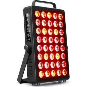 Red Light Therapy Device, Clinical Grade Dual Chip with Near-Infrared Light 850nm 940nm 660nm 630nm High Power Panel for Pain Relief, Body, Face, Skin Health, Improve Sleep, 60 LEDs, 105W