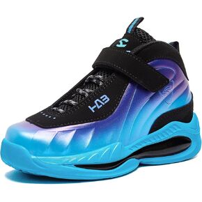 Kids Sneakers Basketball Shoes Breathable Nonslip Sports Tennis Walking Running Shoes for Boys Girls