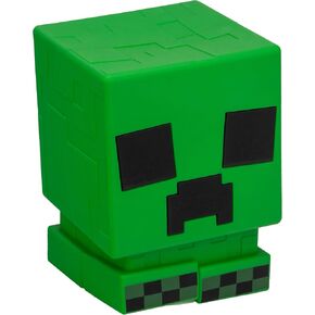 Paladone Minecraft Creeper SquishyGlo Silicone Light, Officially Licensed Cordless & Rechargeable Gaming Lamp for Kids and Teens, Bedroom Décor, Collectible Merchandise, Green
