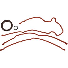 Engine Timing Cover Gasket Set for Ford Explorer 2002-2004 Long-lasting Sealing Chain Case Cover Gasket Rubber,Metal 1 Set
