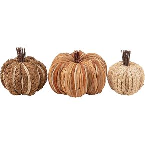 Primitives by Kathy Woven Rattan Pumpkin Set