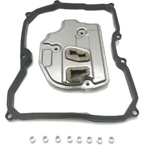 Automatic Transmission Filter Oil Pan Gasket Kit Compatible with Volkswagen 2012-2014 Passat Golf Beetle Replacement for Jetta 2011-2015 L4 L5 V8 2.0L 2.5L 3.6L Replaces 09G325429B