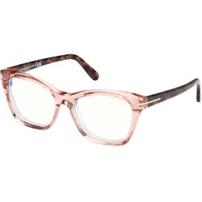 Tom Ford Eyeglasses FT 5909 -B 072 Shiny Light Pink/Coloured Havana
