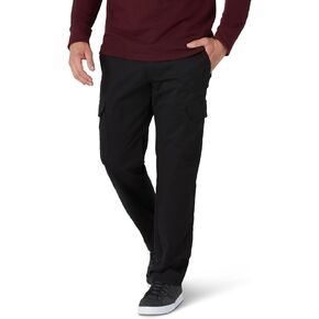 Lee Men's Performance Series Extreme Comfort Twill Straight Fit Cargo Pant, Buddy Black, 30W x 30L in Kuwait